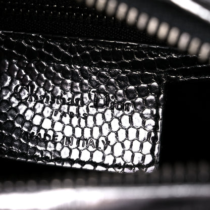 Christian Dior Metallic Lizard Medium Lady Dior Silver 6 of 12