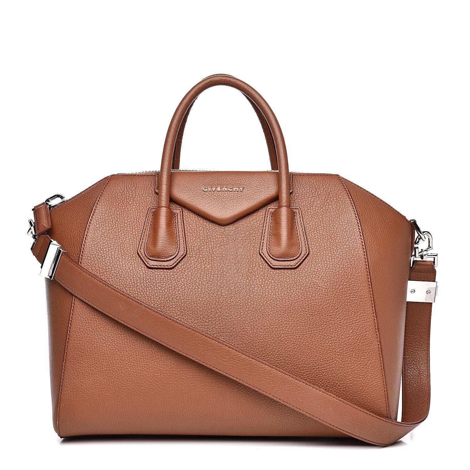 Givenchy Sugar Goatskin Medium Antigona Cognac 1 of 17