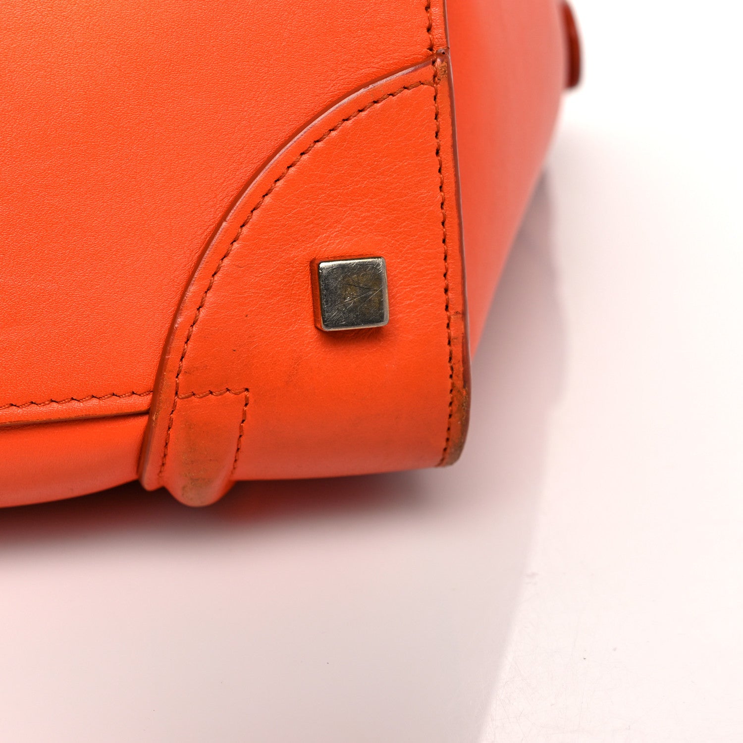 Celine Smooth Calfskin Mini Luggage Orange 25 of 32