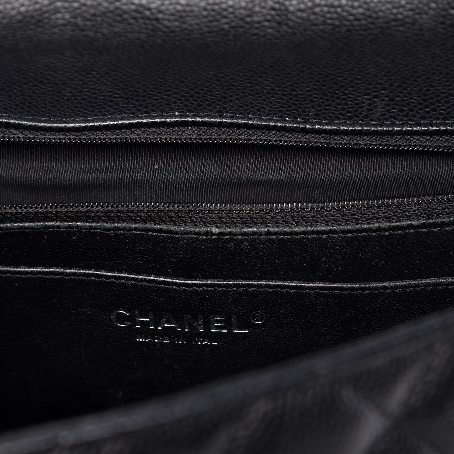 Caviar Quilted Maxi Single Flap Black
