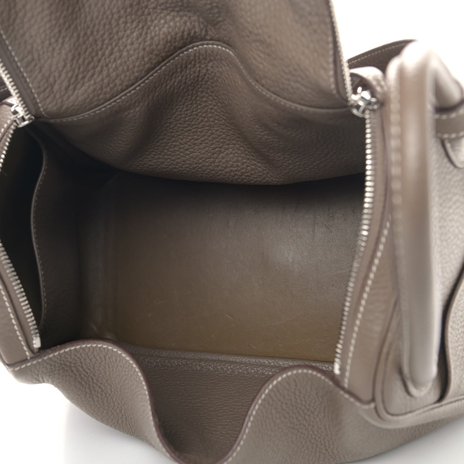 Hermes Taurillon Clemence Lindy 30 Etoupe 4 of 11