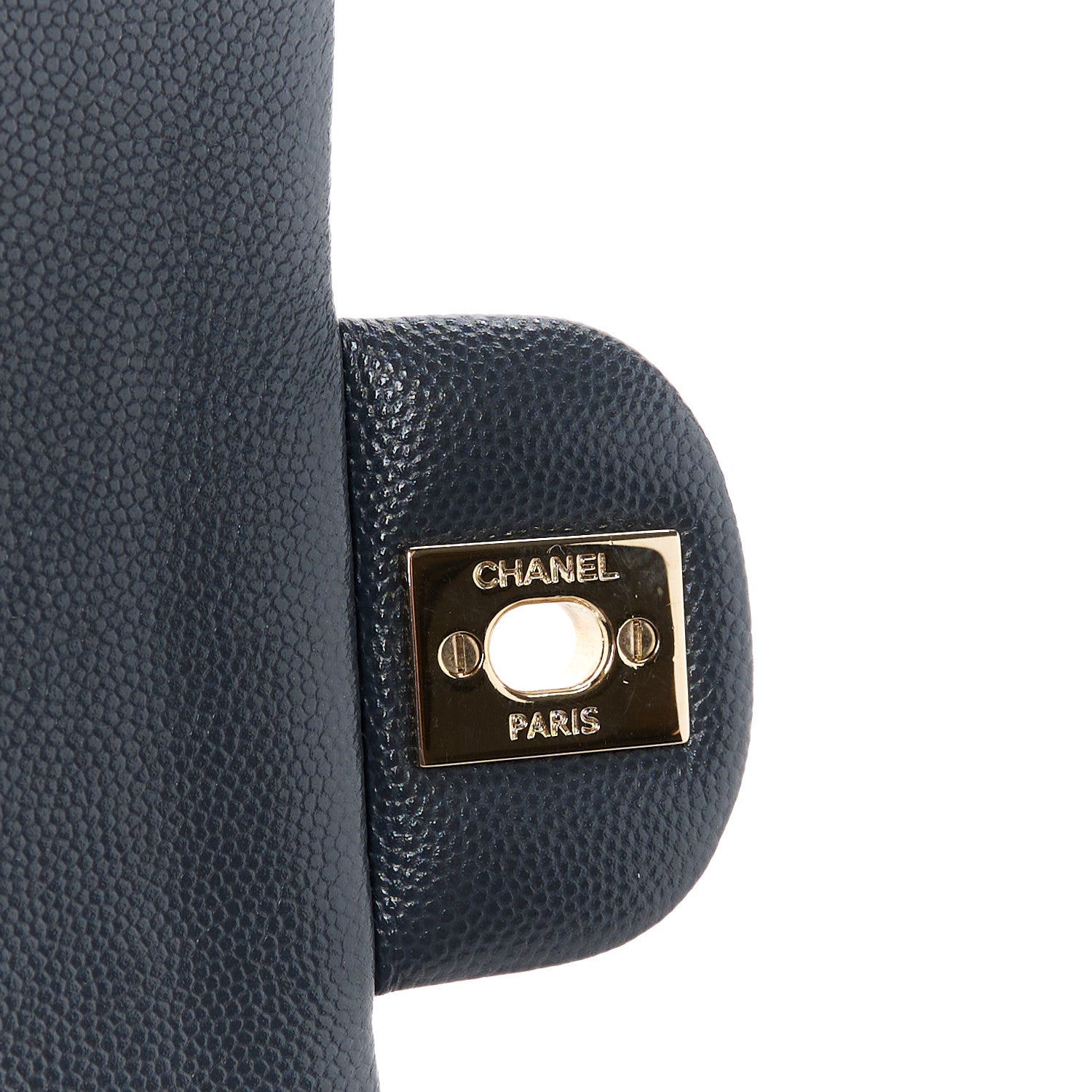 Chanel Caviar Quilted Medium Double Flap Dark Grey 7 of 11
