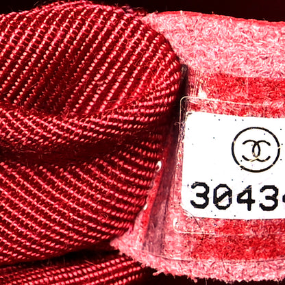 Chanel Calfskin Quilted Small XXL Travel Flap Bag Red 7 of 11