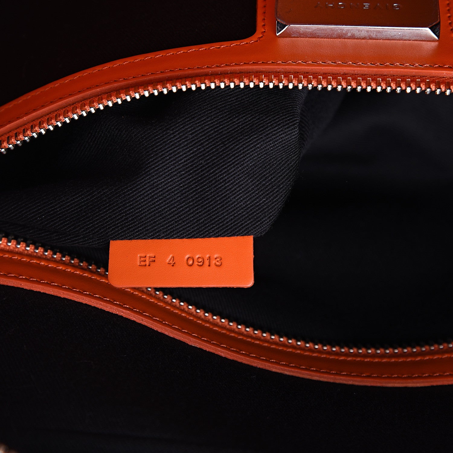 Givenchy Smooth Calfskin L.C. Briefcase Orange 6 of 13