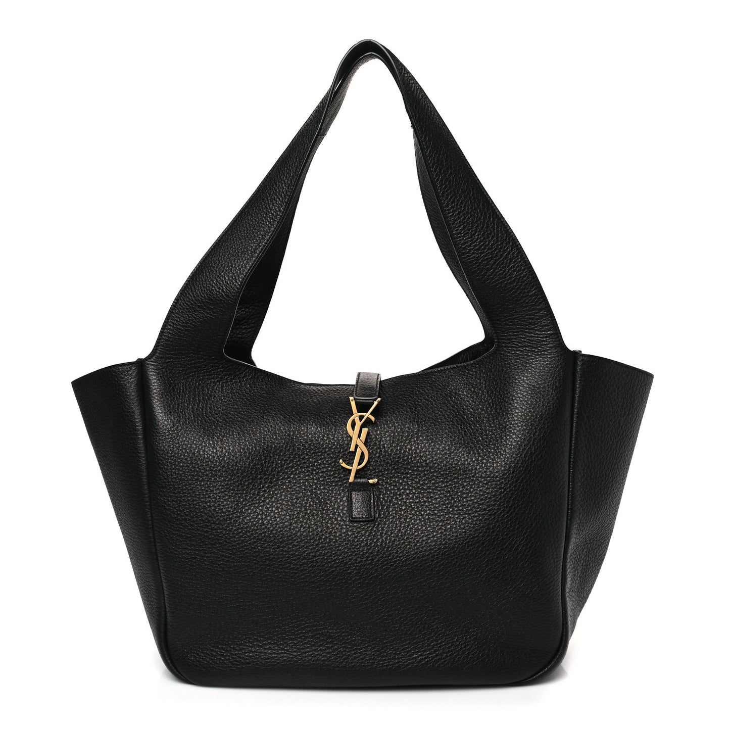 Grained Deerskin Bea Tote Black