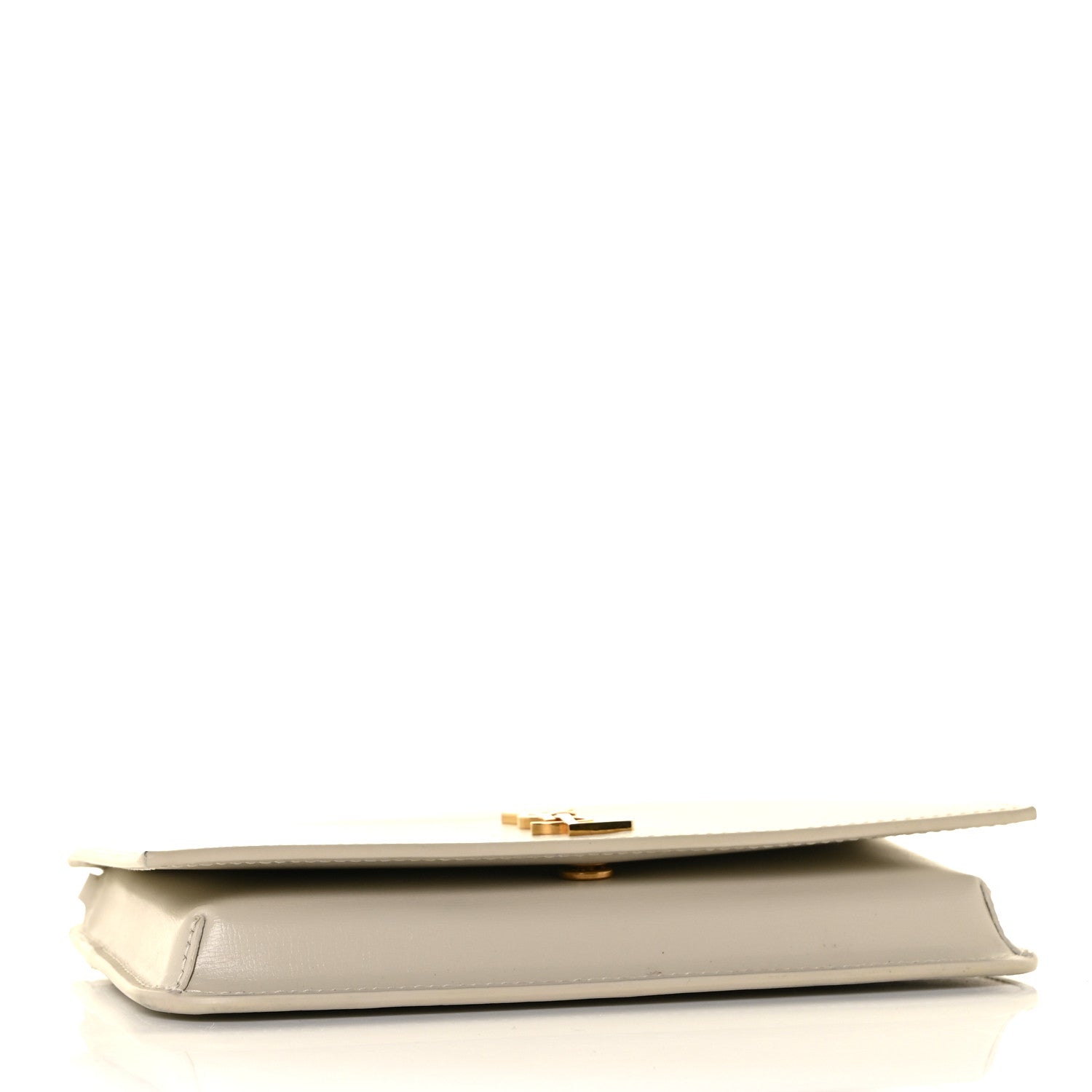 Saint Laurent Smooth Calfskin Monogram Phone Holder Crossbody Crema Soft 10 of 21