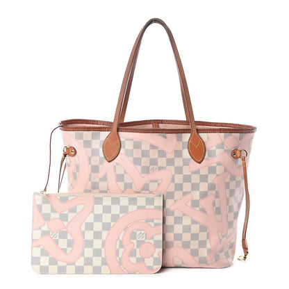 Louis Vuitton Damier Azur Tahitienne Neverfull MM 1 of 18