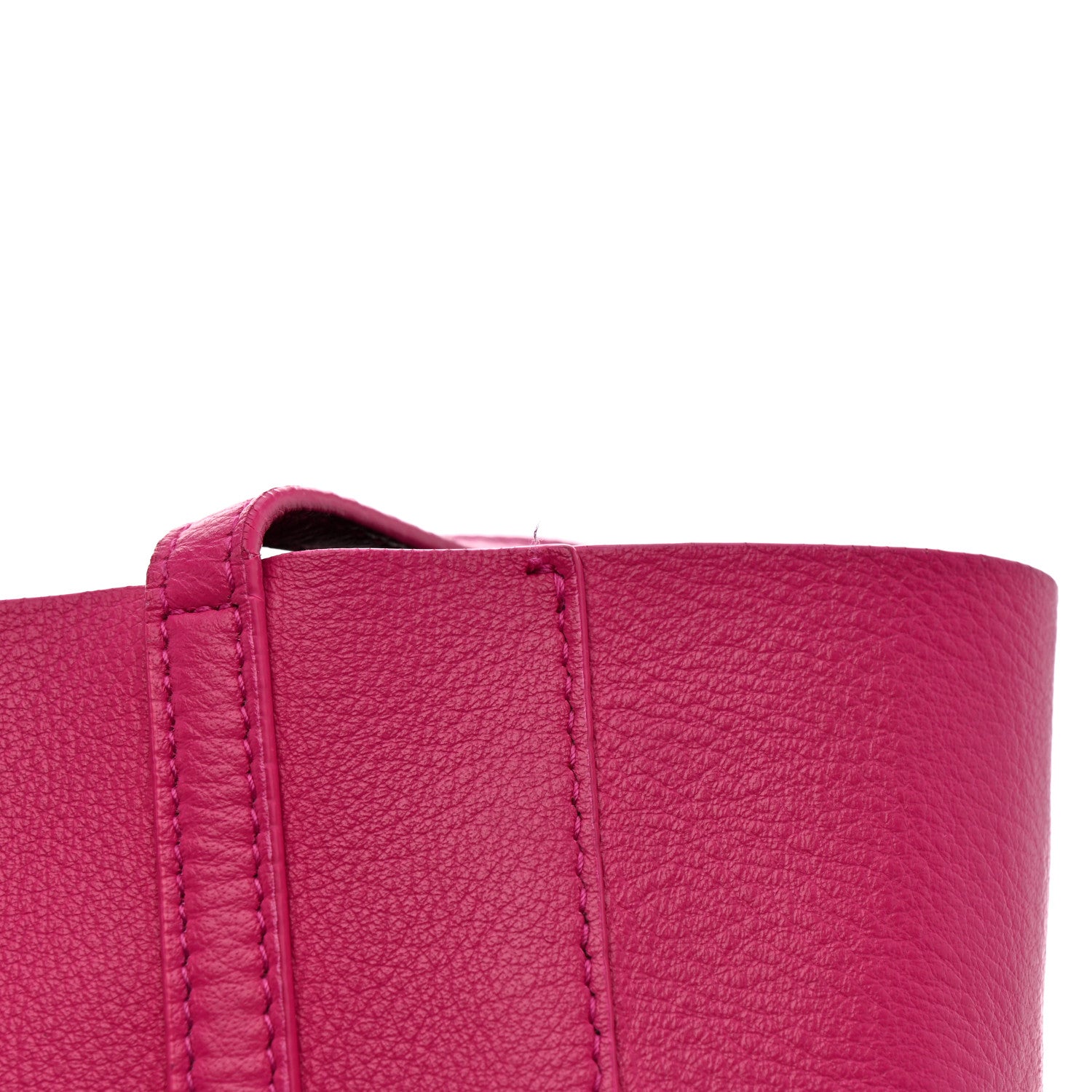 Balenciaga Calfskin XXS Everyday Tote Rose Magenta Black 12 of 14