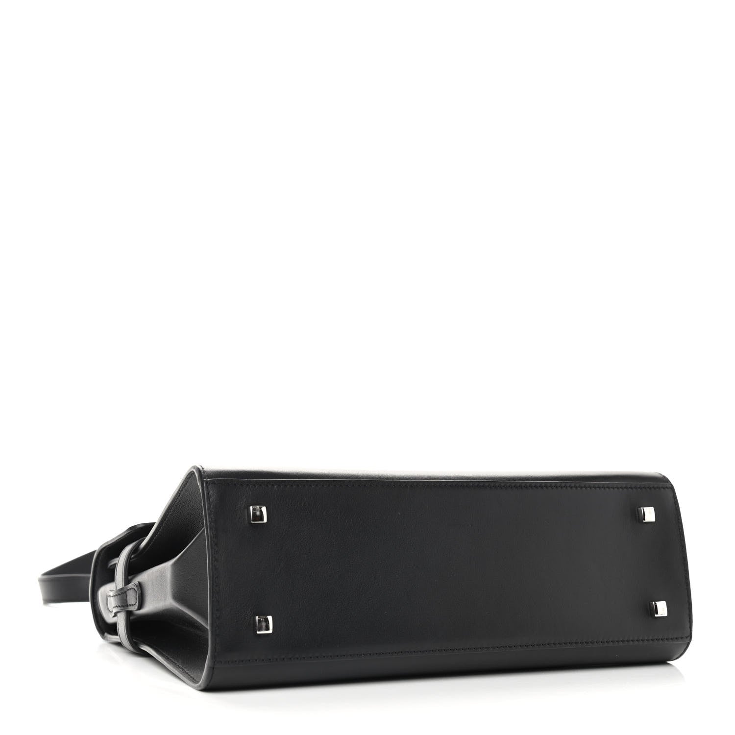 Delvaux Calfskin MM Tempete Satchel Black 4 of 14