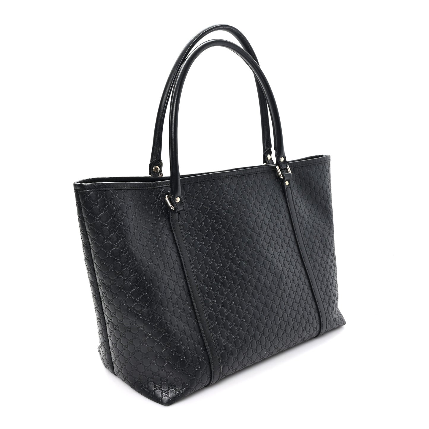 Microguccissima Medium Joy Tote Black
