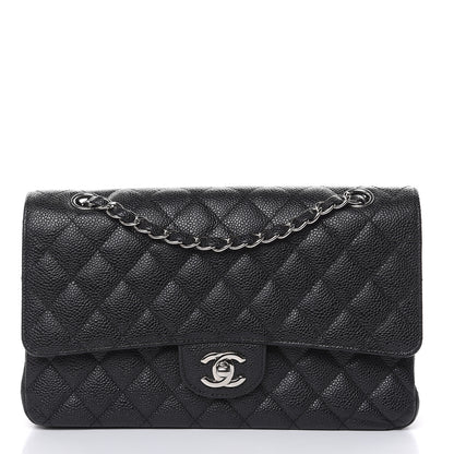 Chanel Caviar Quilted Medium Double Flap Black 1 of 13