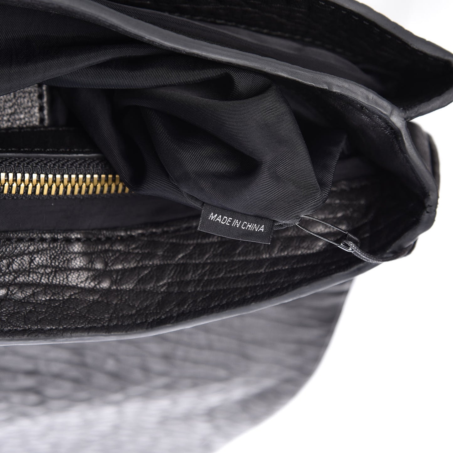 Pebbled Lambskin Studded Betty Bag Black