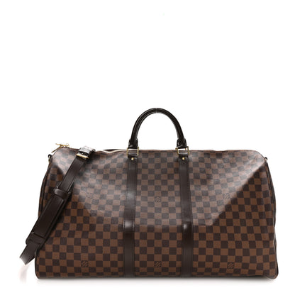Louis Vuitton Damier Ebene Keepall Bandouliere 55 1 of 10