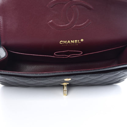 Chanel Caviar Quilted Medium Double Flap Black 6 of 8