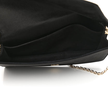 Christian Dior Satin Cannage Lady Dior Clutch Black 5 of 11