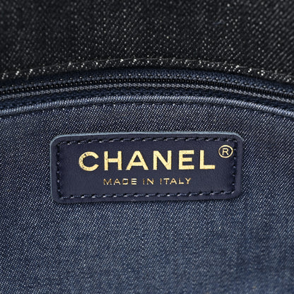 Chanel Denim Quilted Medium Funky Town Flap Black 6 of 9