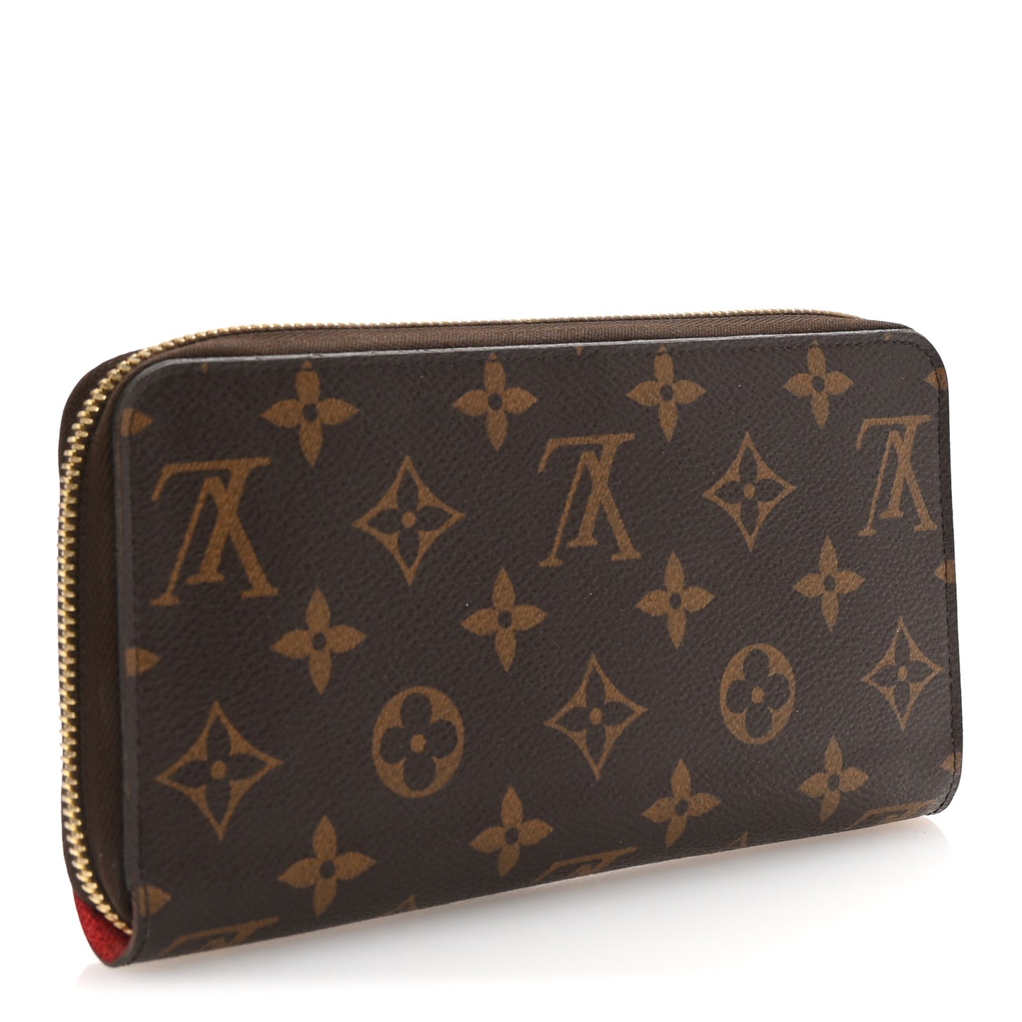 Monogram Zippy Wallet Coquelicot