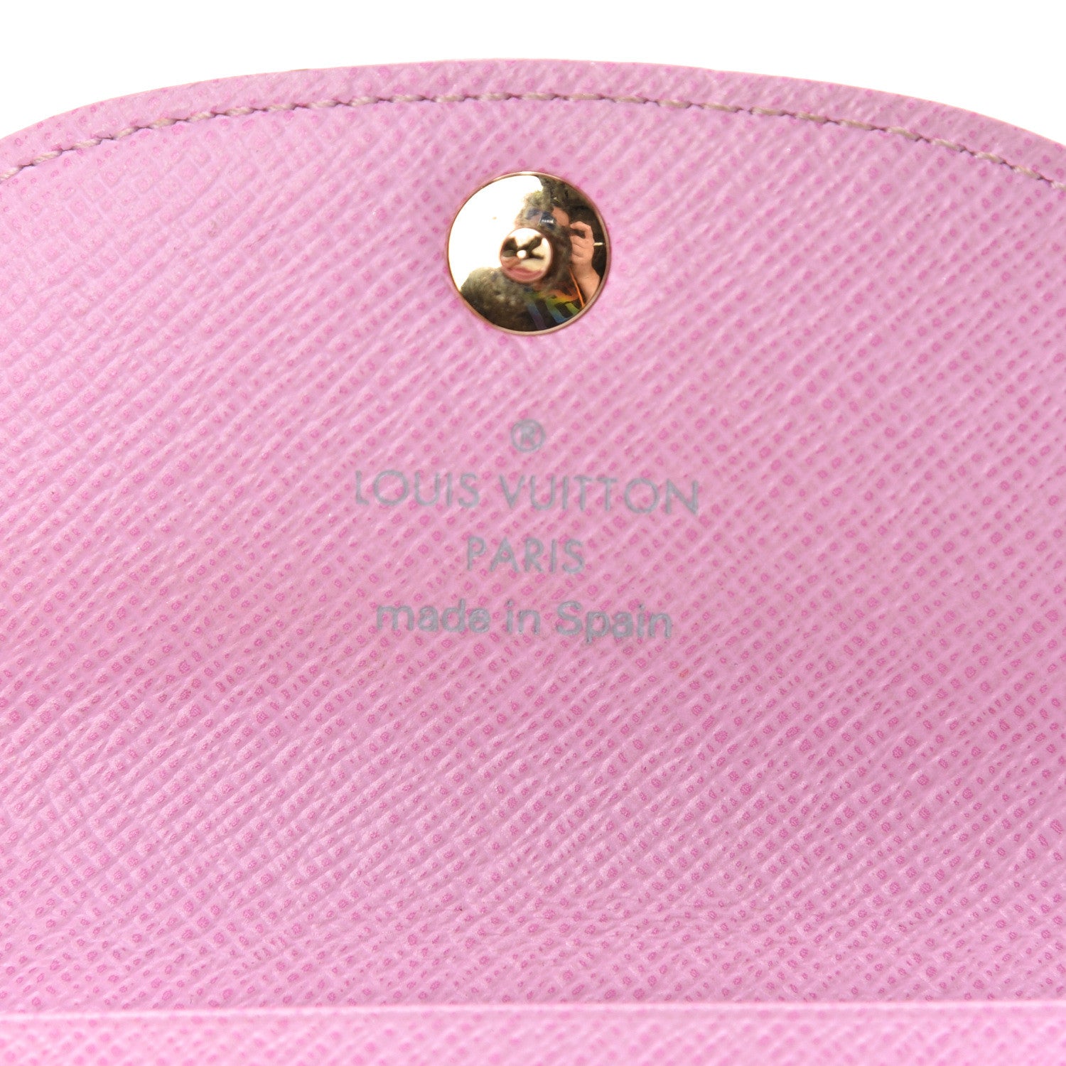 Louis Vuitton Monogram Multicolor Business Card Holder White Litchi 6 of 10