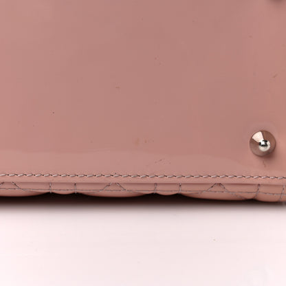Christian Dior Patent Cannage Medium Lady Dior Rose Clair 11 of 14