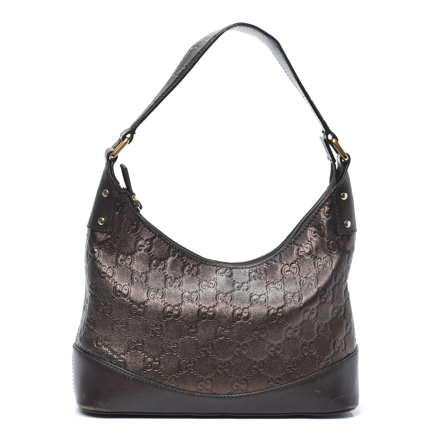Guccissima Small Hobo Bronze