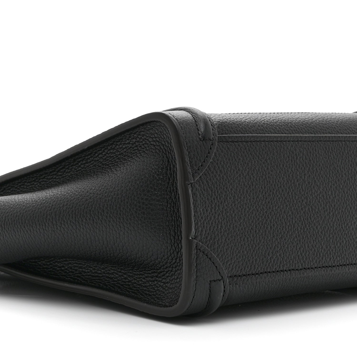 Celine Drummed Calfskin Nano Luggage Black 10 of 11