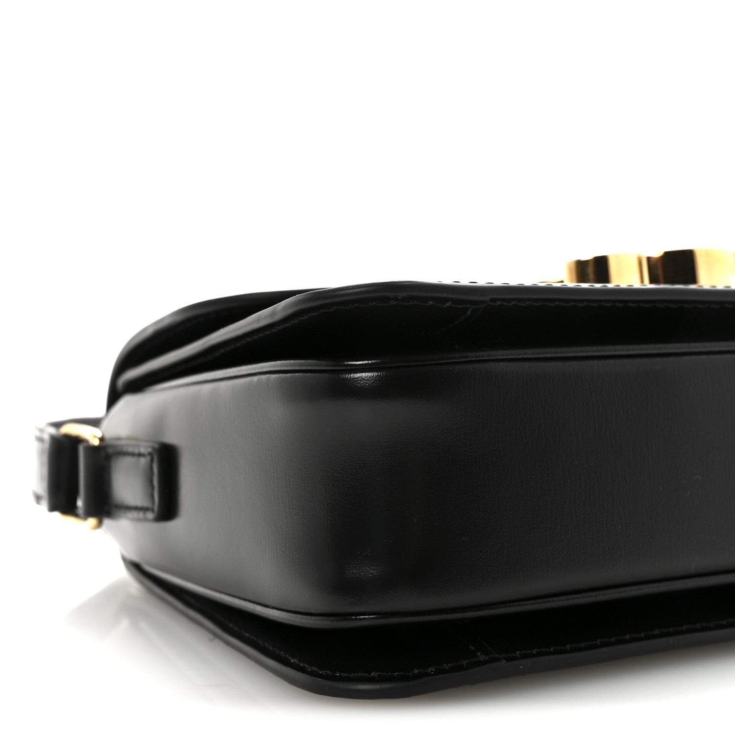 Celine Shiny Calfskin Teen Triomphe Black 8 of 9