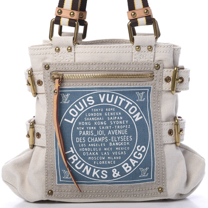 Louis Vuitton Toile Globe Shopper Cabas PM Blue 9 of 9