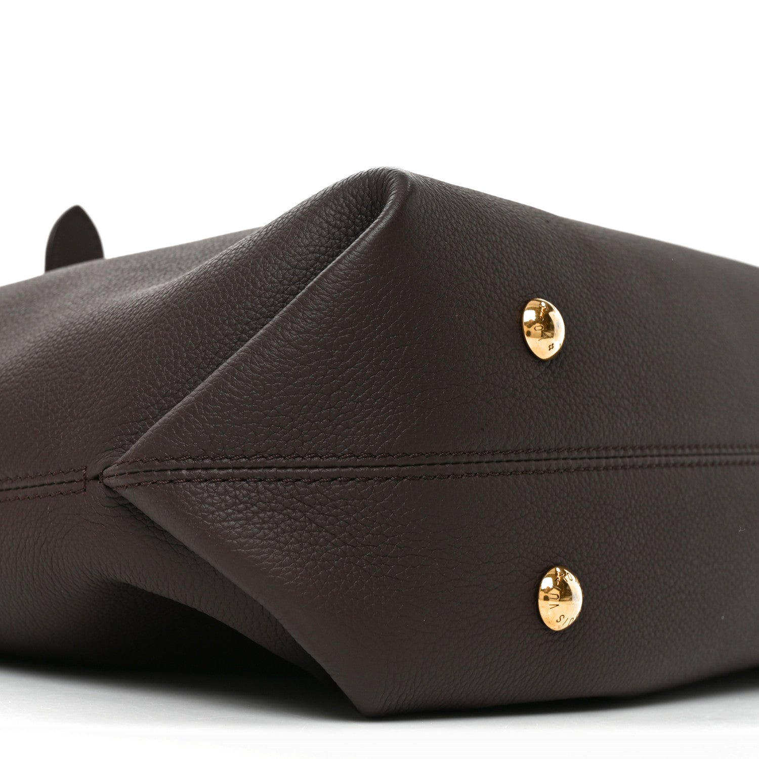 Louis Vuitton Grained Calfskin Low Key Cabas MM Chocolate 8 of 10