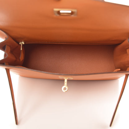 Hermes Epsom Kelly Sellier 32 Orange 5 of 10