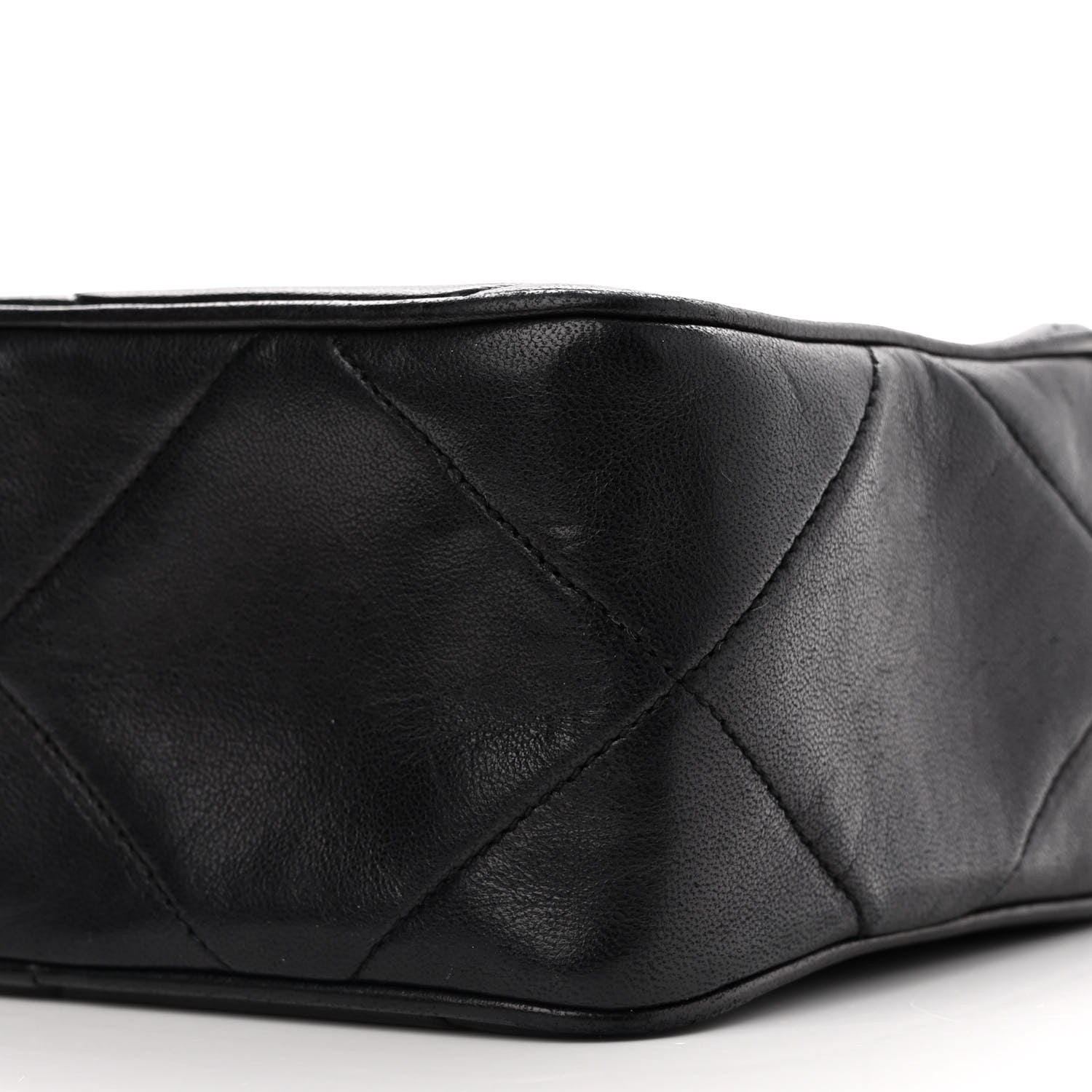 Chanel Lambskin Quilted CC Tassel Camera Case Black 11 of 13