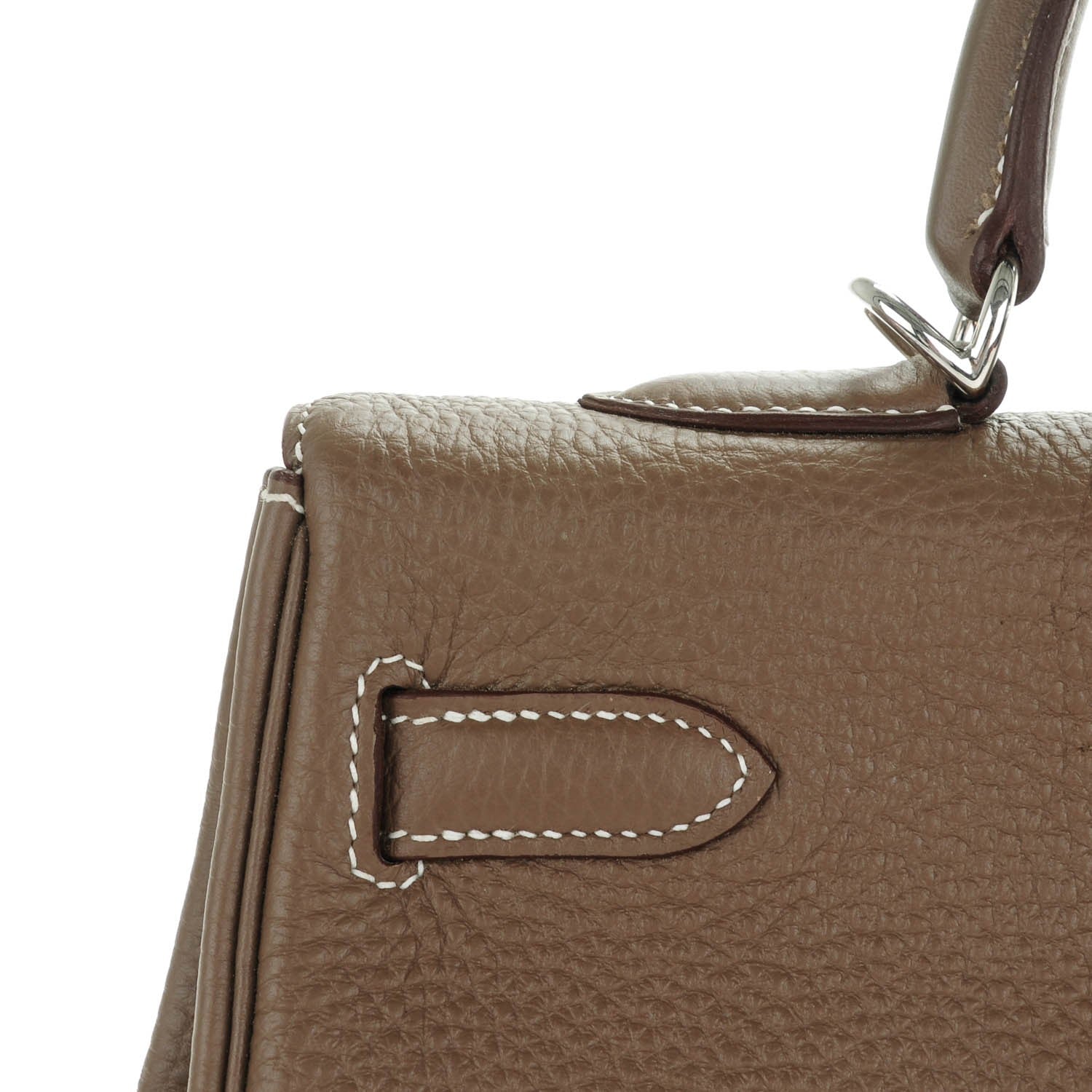Hermes Taurillon Clemence Kelly Retourne 35 Etoupe 13 of 21