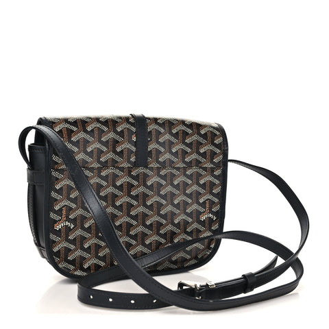 Goyardine Belvedere II PM Messenger Bag Black