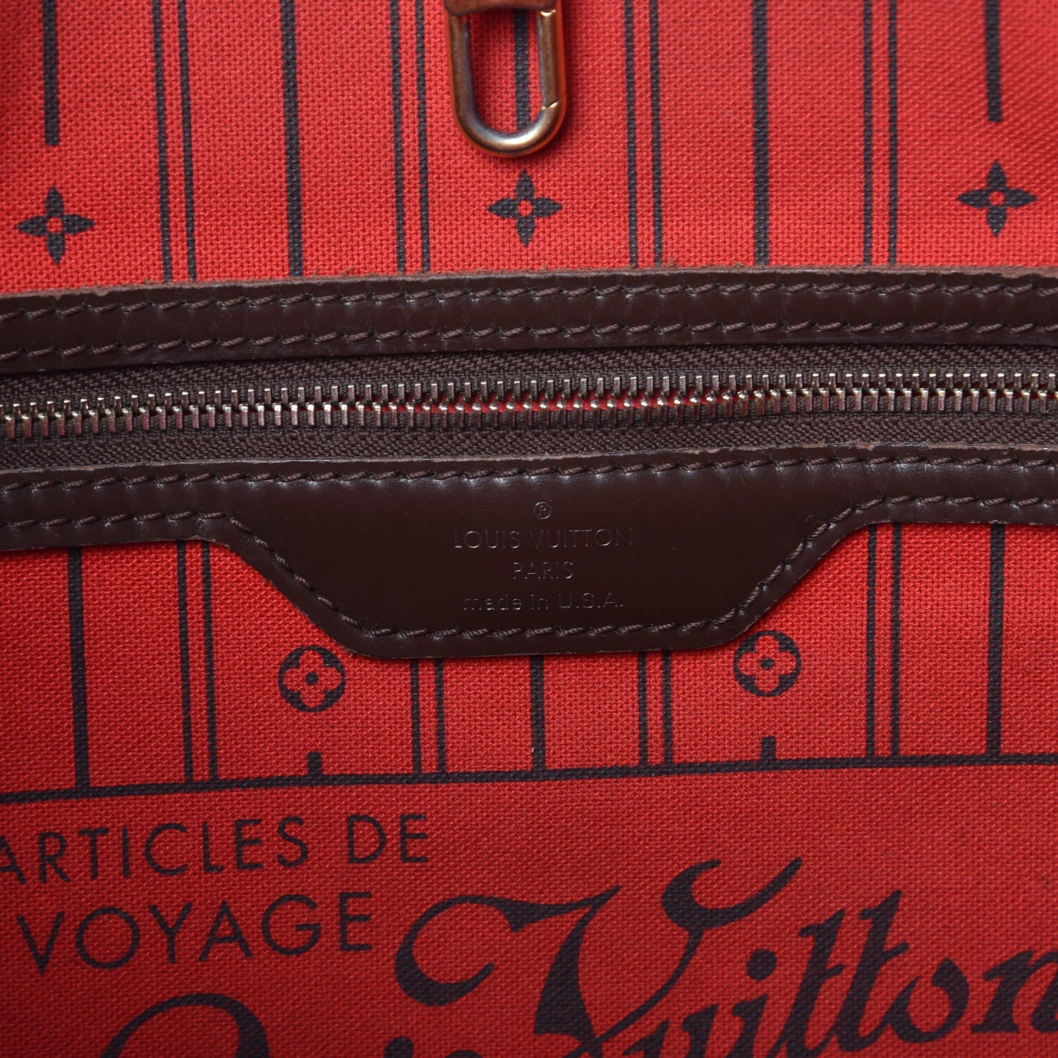 Louis Vuitton Damier Ebene Neverfull MM 6 of 19