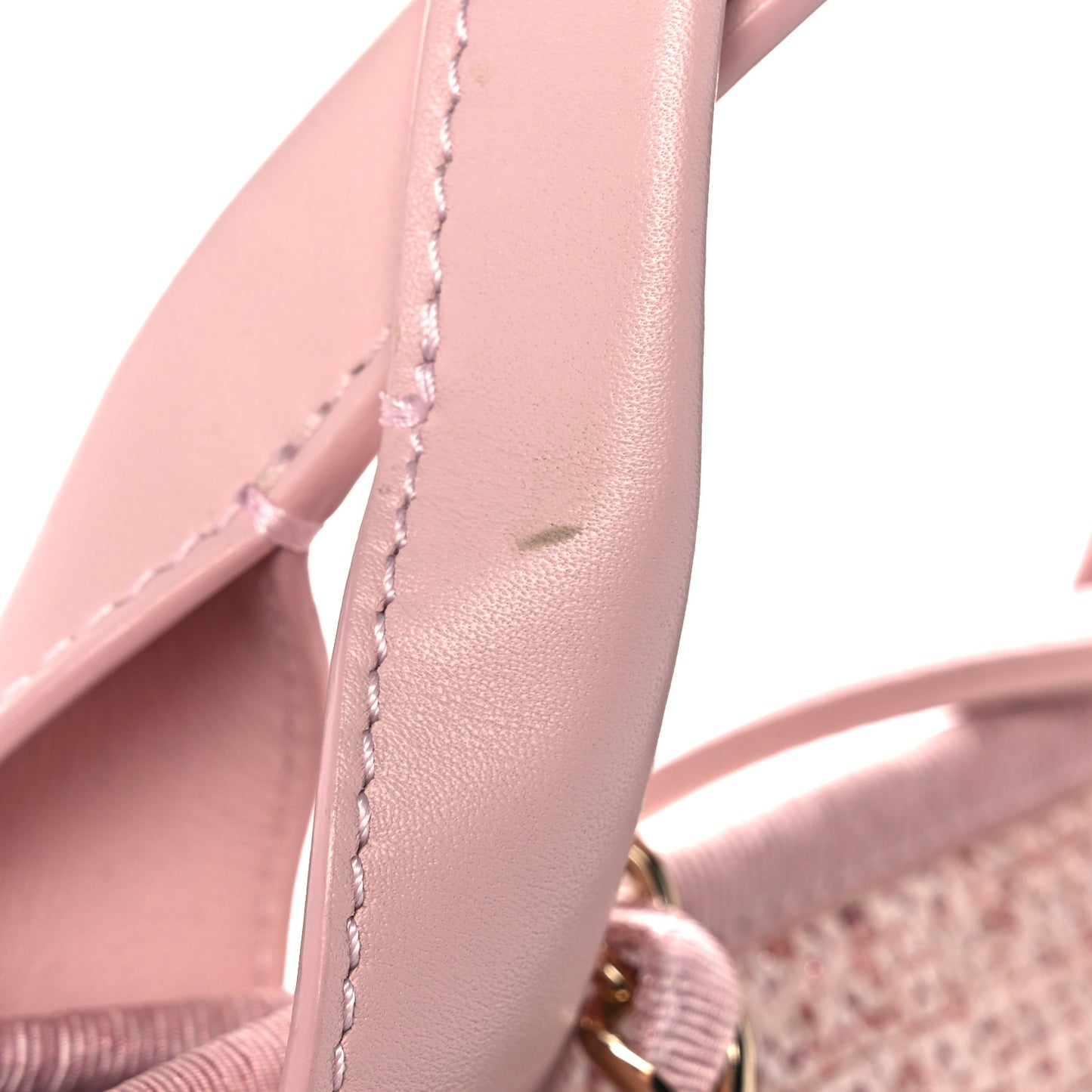 Lurex Boucle Deauville Medium Tote Pink