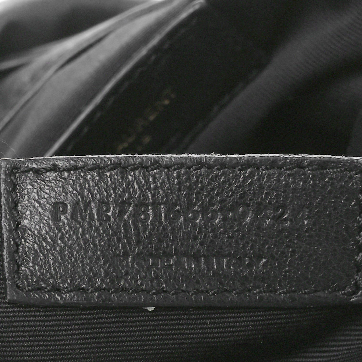 Saint Laurent Lambskin Matelasse Monogram Medium Jamie 4.3 Pochon Black 6 of 10