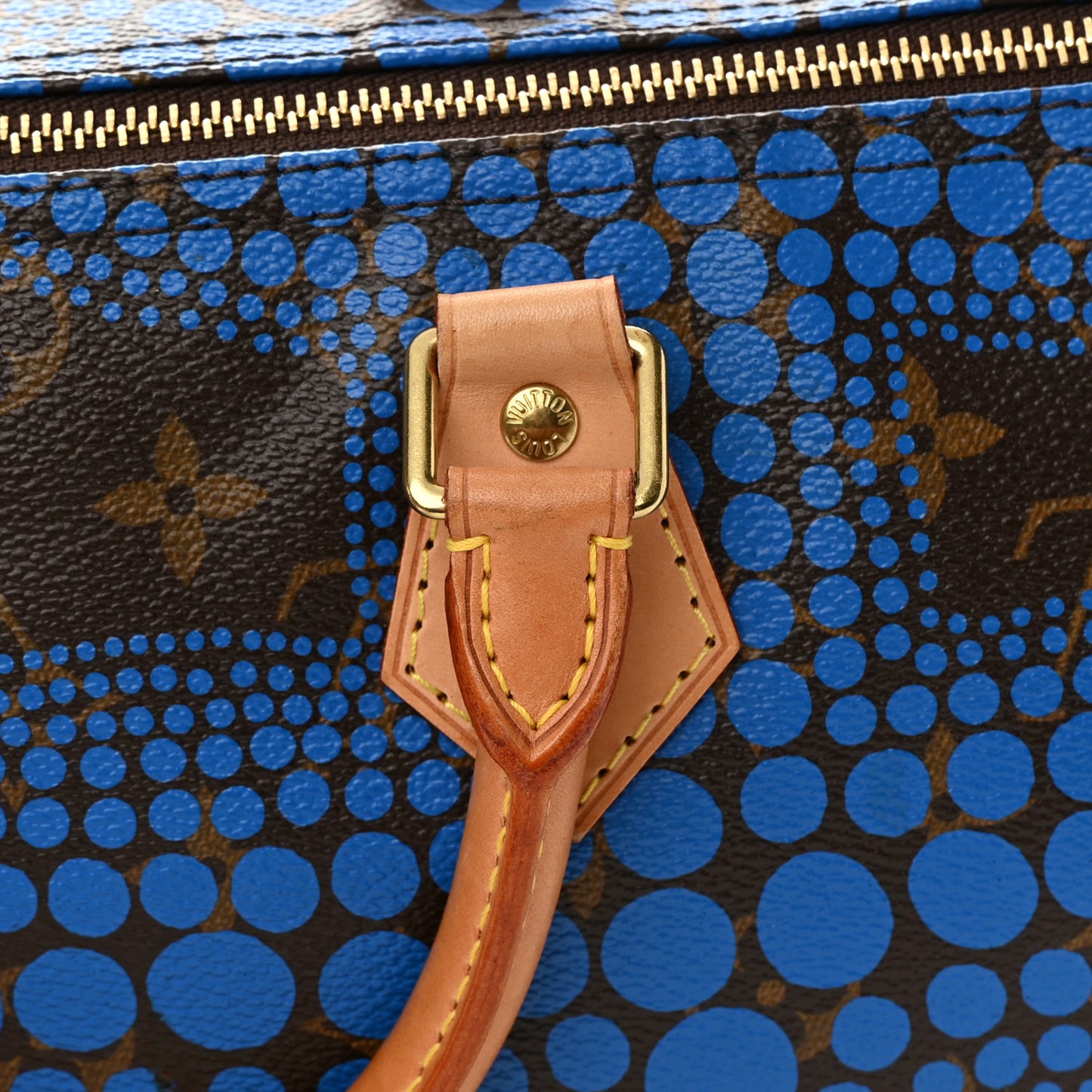 Monogram Kusama Town Speedy 30 Blue