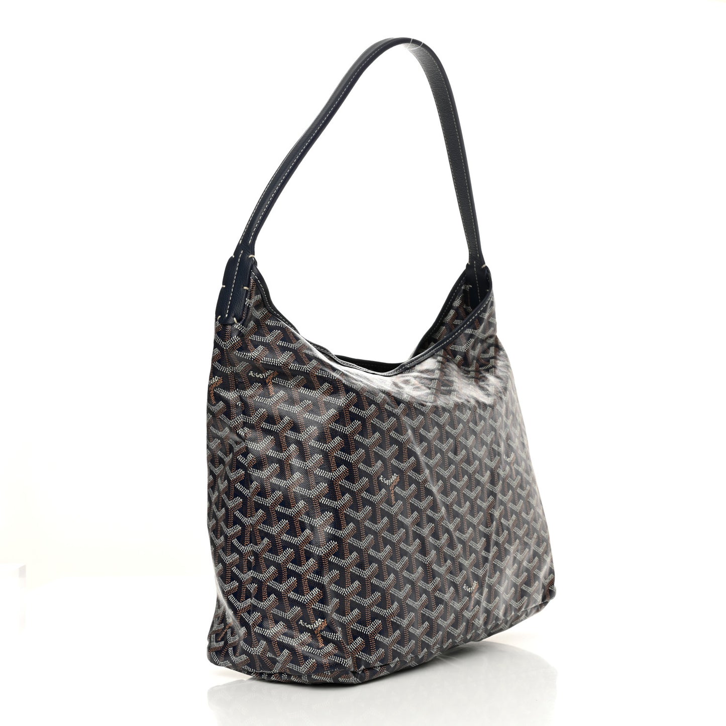Goyardine Boheme Hobo Navy Blue Navy Blue