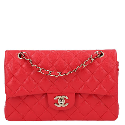 Chanel Caviar Quilted Small Double Flap Red 1 of 11