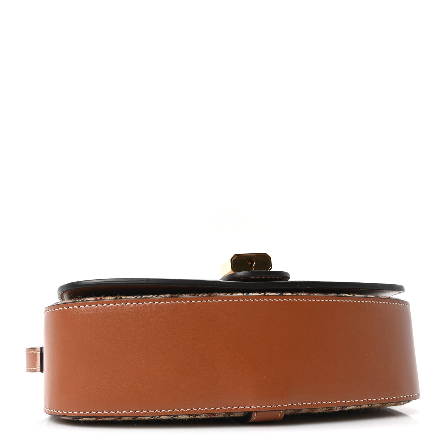 Celine Tweed Calfskin Tabou Clutch on Strap Multicolor 4 of 10