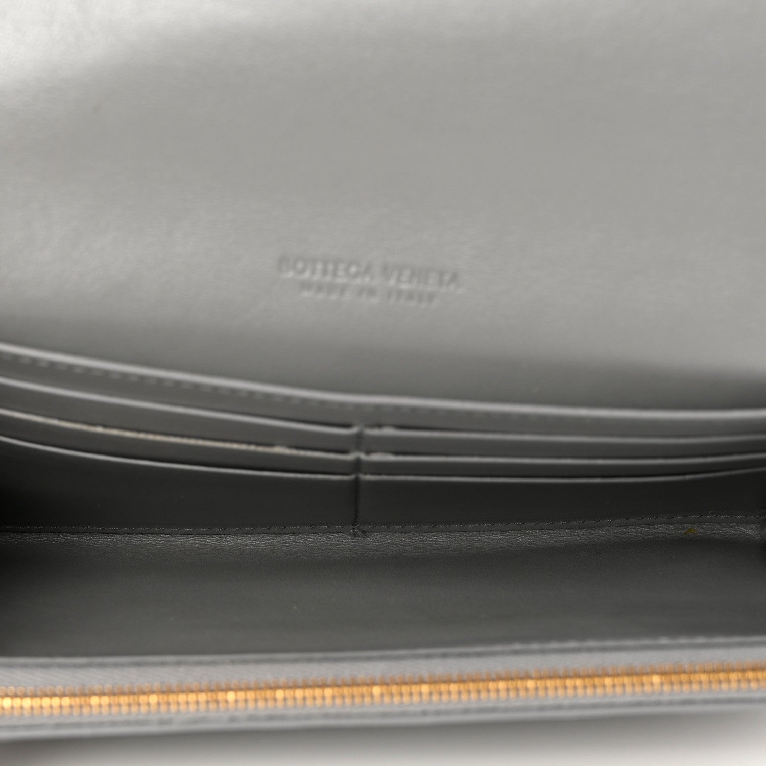 Bottega Veneta Nappa Intrecciato Flap Wallet Grey 5 of 7