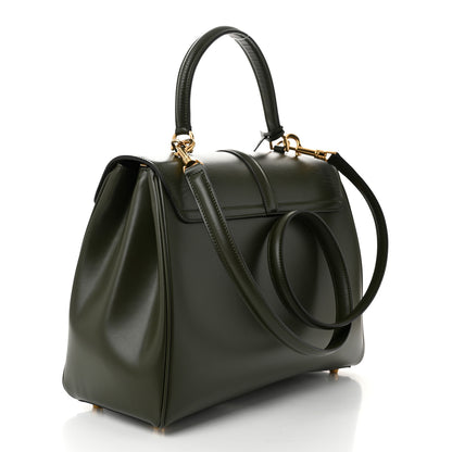 Celine Satinated Calfskin Medium 16 Top Handle Bag Khaki 3 of 12