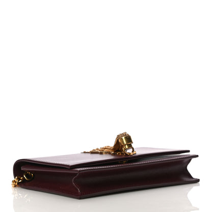Saint Laurent Smooth Calfskin Classic Monogram Kate Tassel Chain Wallet Pallisandre 3 of 13