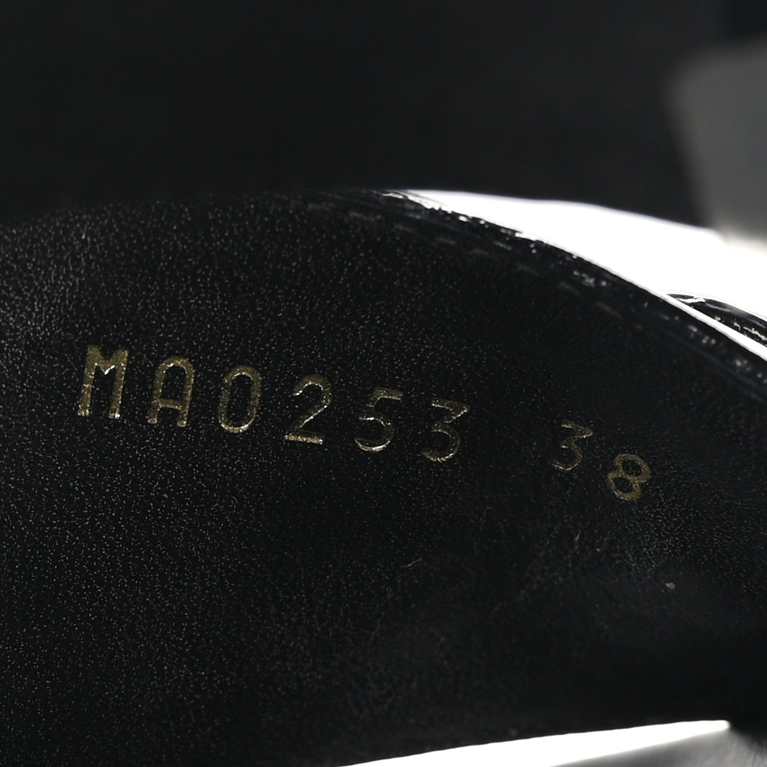 Louis Vuitton Lambskin Embossed Monogram Bom Dia Flat Mule Sandals 38 Black 9 of 10