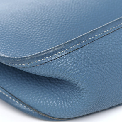 Hermes Togo Evelyne GM Blue Jean 8 of 21