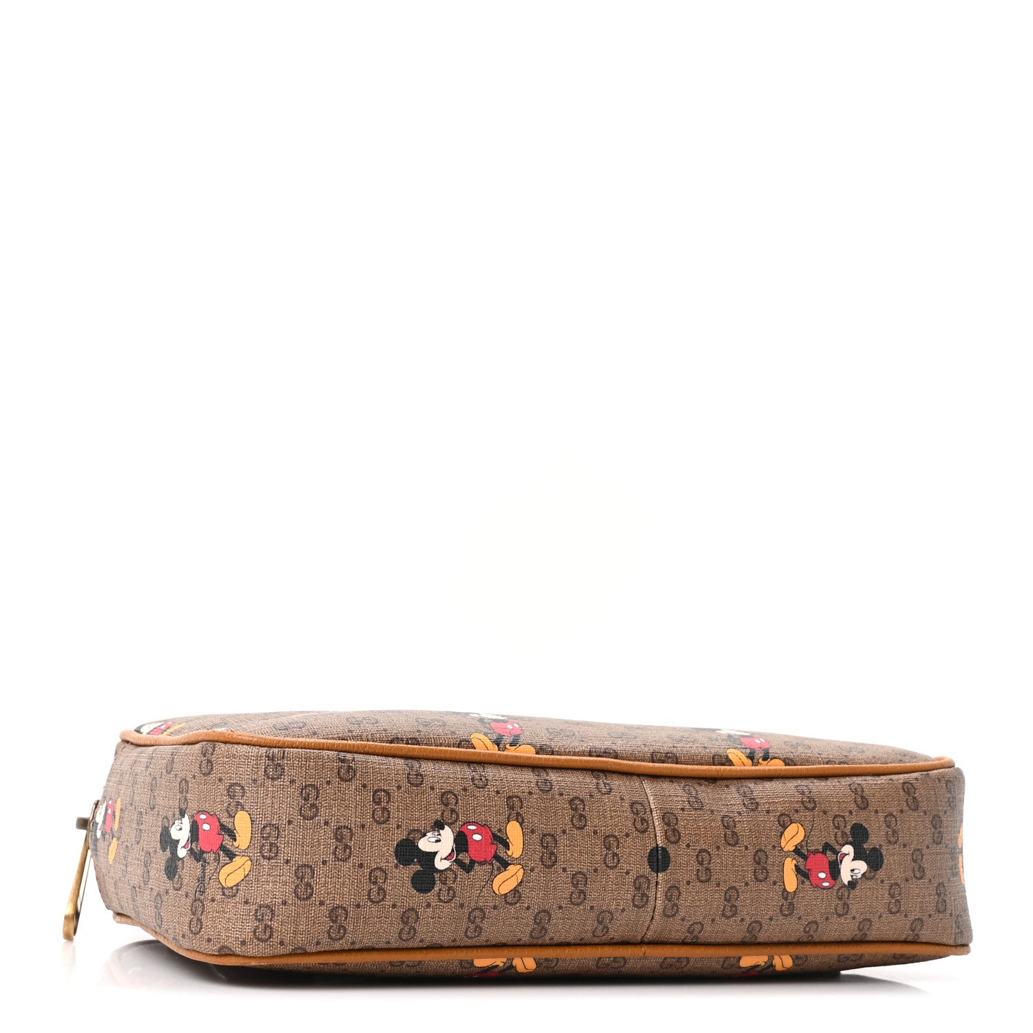 Gucci X DISNEY Mini Vintage GG Supreme Monogram Mickey Mouse Small Belt Bag 80 32 Beige Vintage Sun Oil 3 of 9