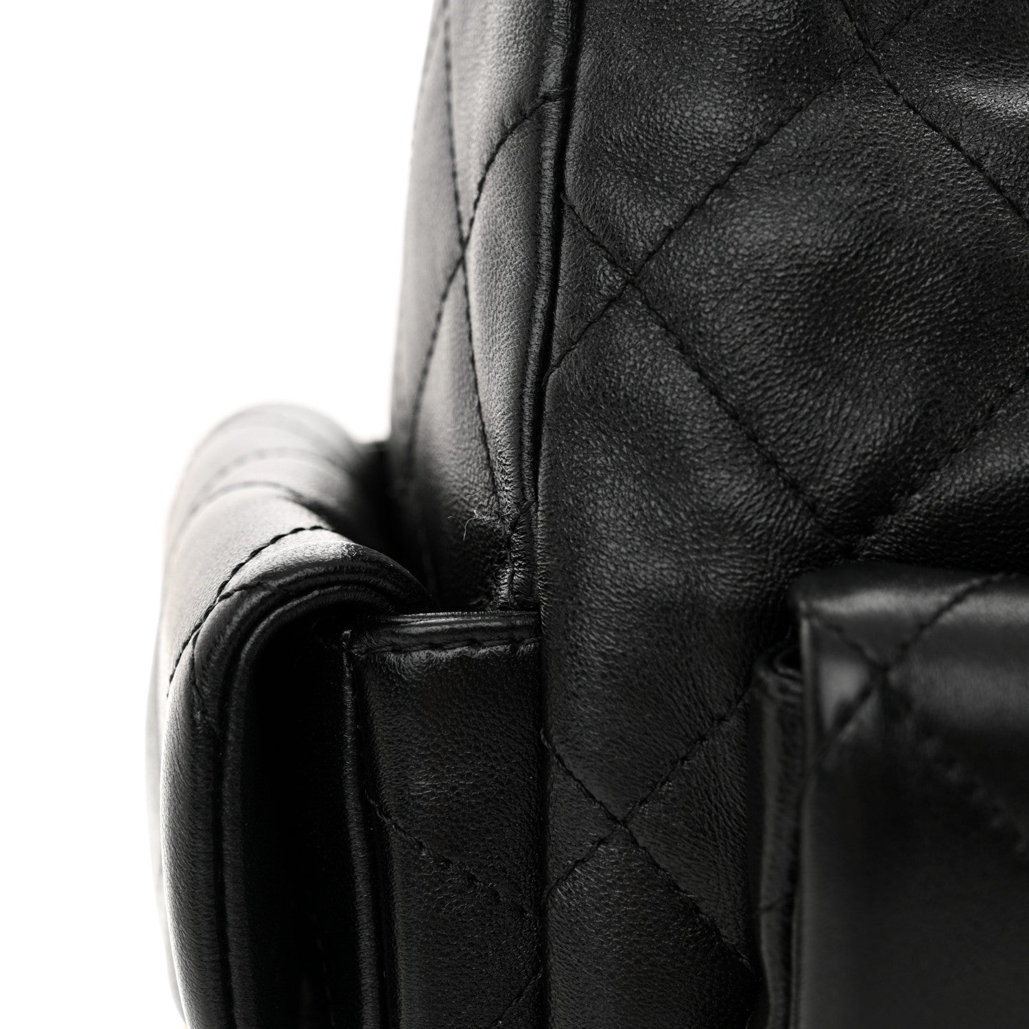 Chanel Shiny Lambskin Quilted Trendy Pockets Hobo Black 11 of 12