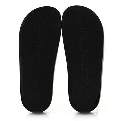 Balenciaga Rubber Chunky Platform Slide Sandals 42 Black 5 of 7