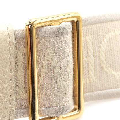 Loewe Calfskin Jacquard Webbing Anagram Strap Ecru 4 of 4