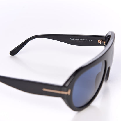 Tom Ford Felix-02 Pilot Sunglasses TF589 Black 6 of 8