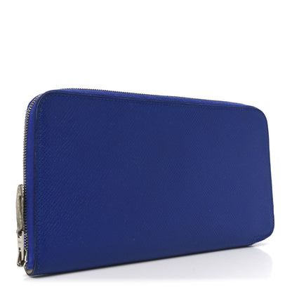 Hermes Epsom Silk'In Wallet Bleu Electrique 3 of 9